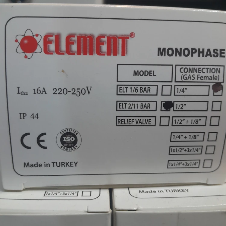 پرشر سوئیچ پمپ آب مدل المنت ELT6